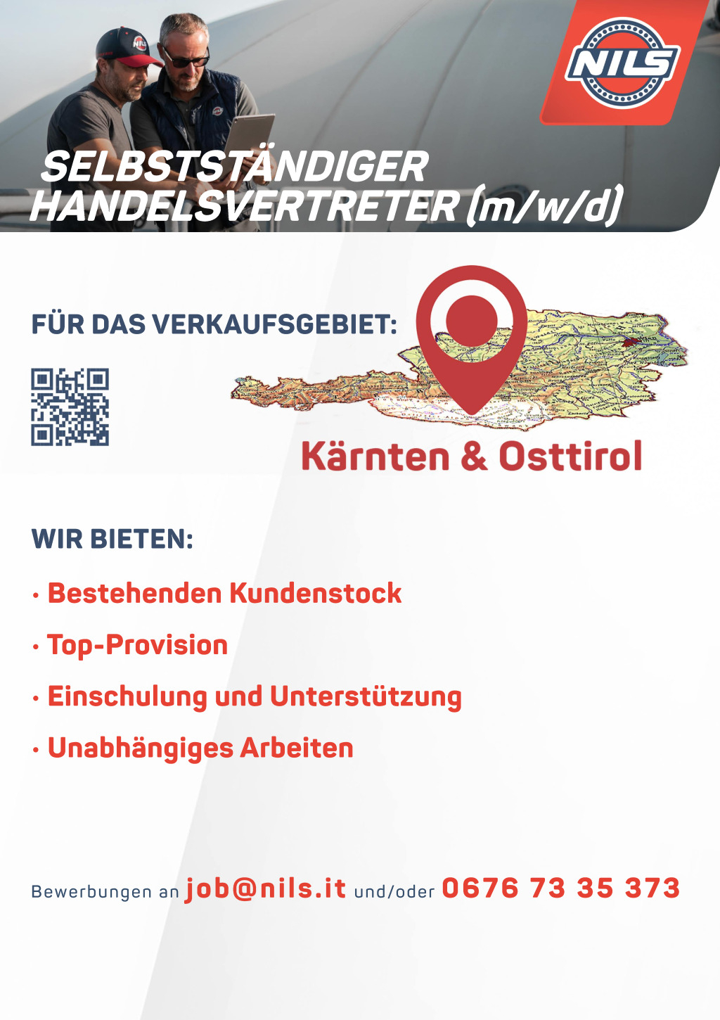 Handelsvertreter für Schmierstoffe