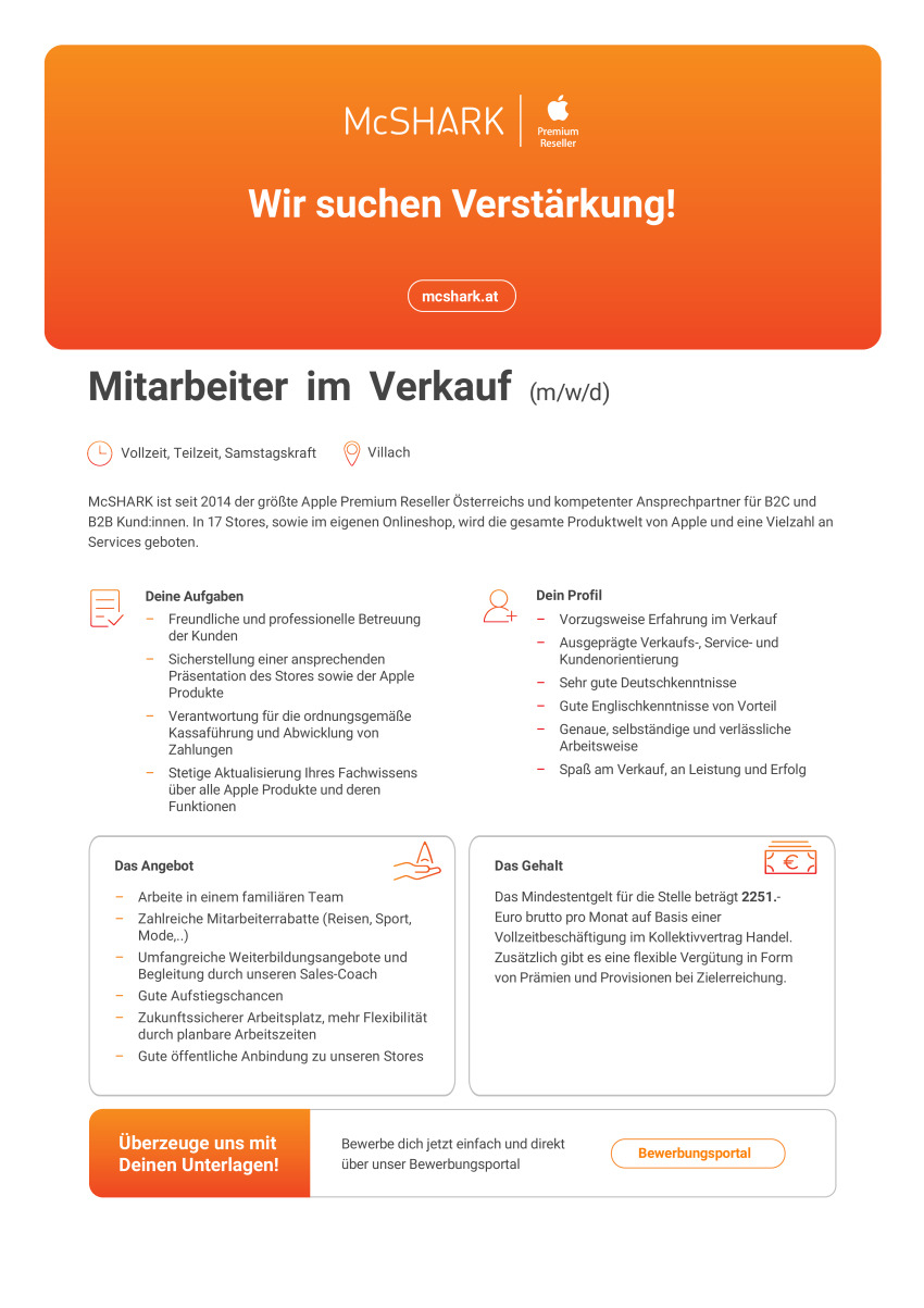 Mitarbeiter im Verkauf (m/w/d)